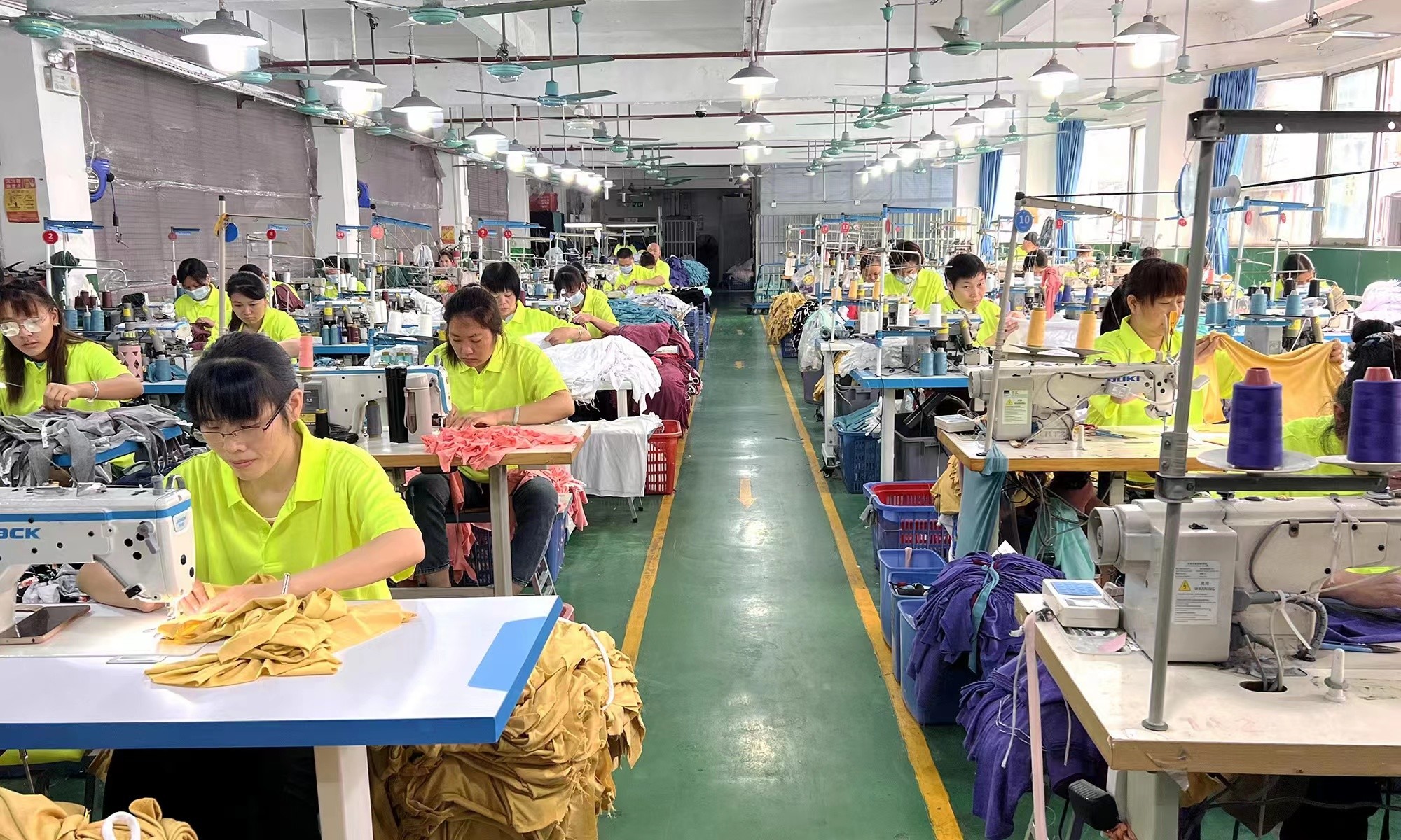 Guangzhou Vinas clothing technology Co., LTD γραμμή παραγωγής εργοστασίων