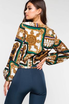 V λαιμό μακρύ μανίκι Τ-Shirt ψηφιακή εκτύπωση μακρύ μανίκι βραχίο πάνω μέρος