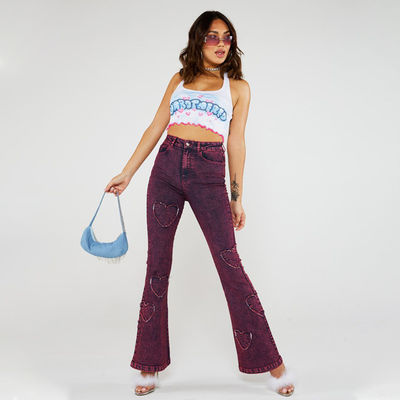 Νέο γυναικείο δανεικό κυματισμένο άκρο δαντέλα λουκέτο ελαφρύ γιλέκο με έντυπο γράμματος