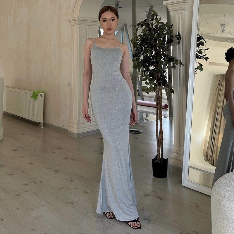 Ευρωπαίος και αμερικανικός στυλ γυναικείο καλοκαίρι νέο σέξι μονόγραφο κολάρο πεταλούδα κάψιμο μοτίβο μέση αδυνατισμό φόρεμα